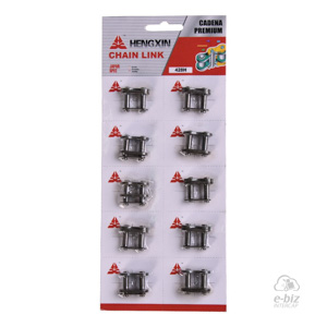 UNION DE CADENA HENGXIN 428H (BLISTER 10 UNIDADES)