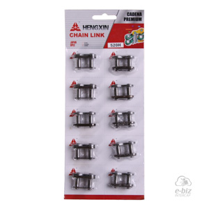 UNION DE CADENA HENGXIN 520H (BLISTER 10 UNIDADES)