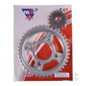 KIT REINF C45 CORONA/PIÑON 43/14-428 HONDA CG 125 TODAY
